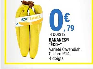 4 DOIGTS BANANES “ÉCO+”