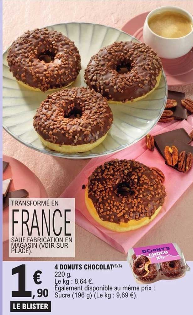 4 DONUTS CHOCOLAT