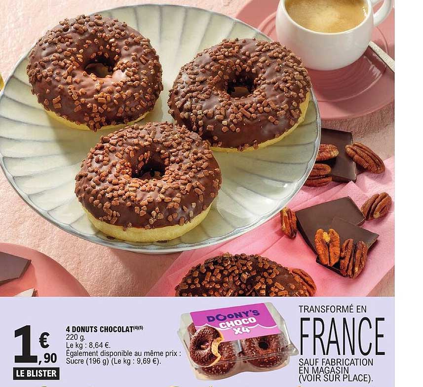 4 DONUTS CHOCOLAT(4)5)