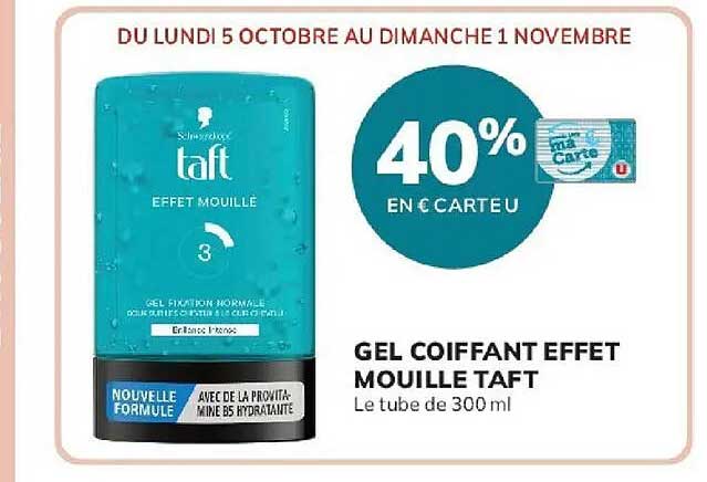 40% EN € CARTE U