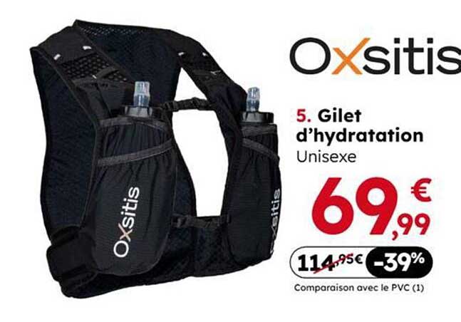 5. Gilet d’hydratation Unisexe