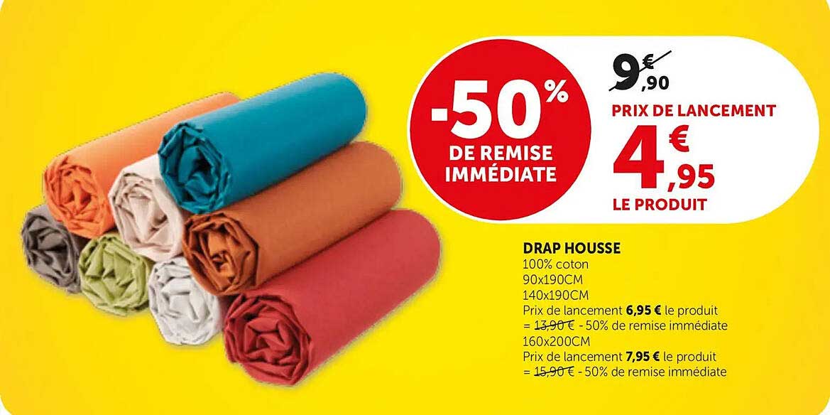 -50% DE REMISE IMMÉDIATE