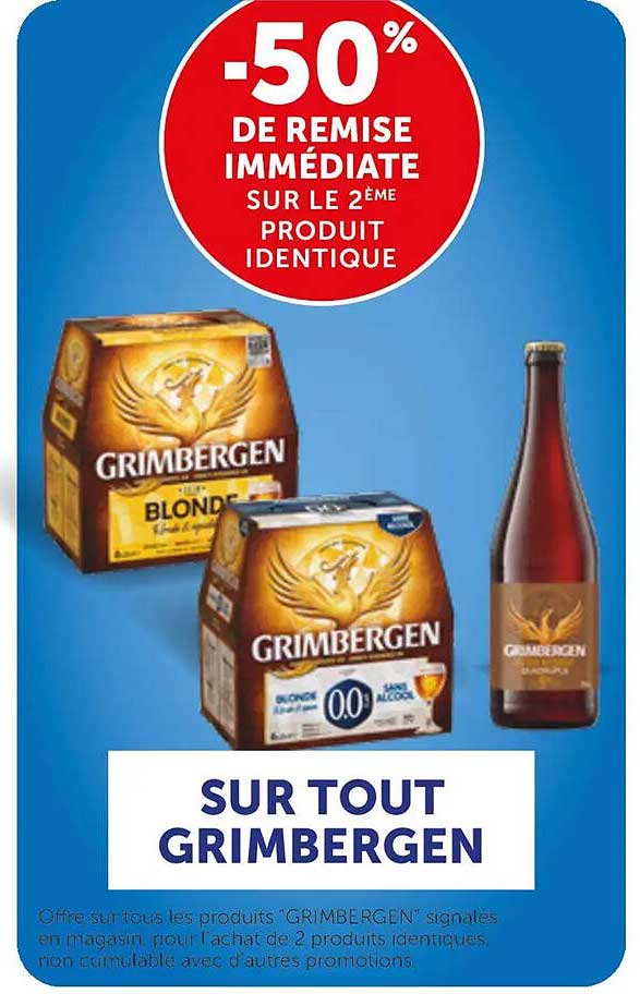 -50% DE REMISE IMMÉDIATE SUR LE 2ÈME PRODUIT IDENTIQUE