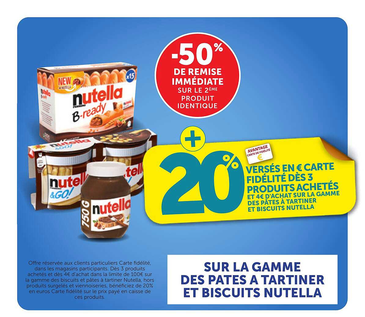 -50% DE REMISE IMMÉDIATE SUR LE 2ÈME PRODUIT IDENTIQUE
