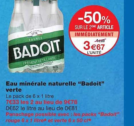 -50% SUR LE 2È ARTICLE IMMÉDIATEMENT