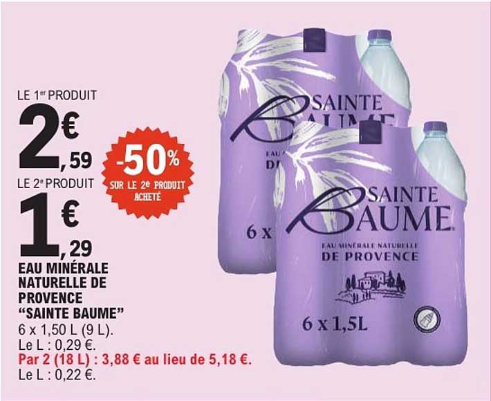 -50% SUR LE 2e PRODUIT ACHETÉ