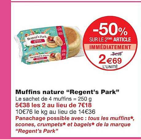 -50% SUR LE 2ÈME ARTICLE IMMÉDIATEMENT