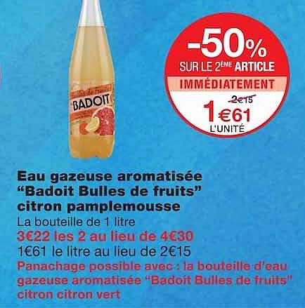 -50% SUR LE 2ÈME ARTICLE IMMÉDIATEMENT
