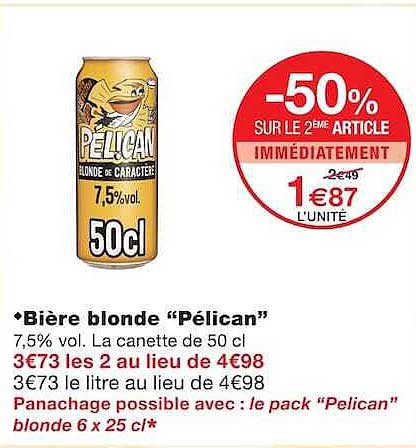 -50% SUR LE 2ÈME ARTICLE IMMÉDIATEMENT