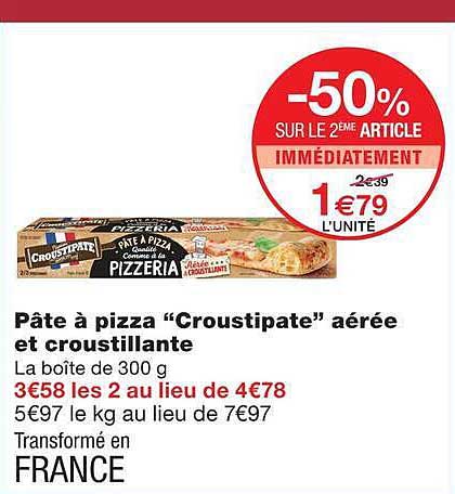 -50% SUR LE 2ÈME ARTICLE IMMÉDIATEMENT