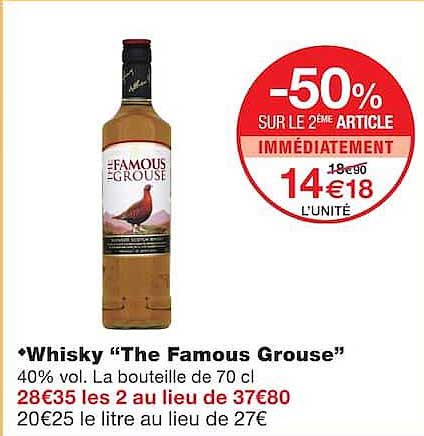 -50% SUR LE 2ÈME ARTICLE IMMÉDIATEMENT