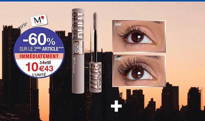 -60% SUR LE 2ÈME ARTICLE*** IMMÉDIATEMENT