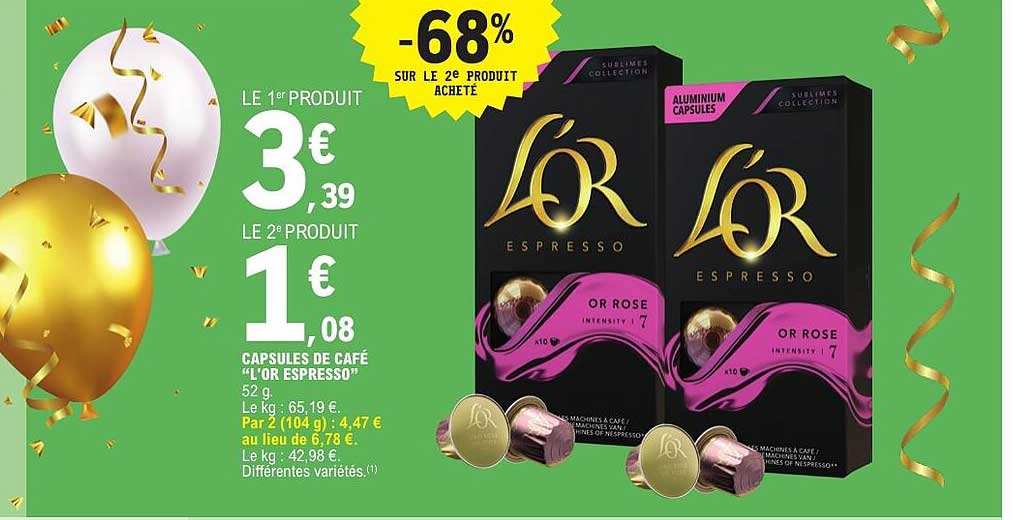 -68% SUR LE 2e PRODUIT ACHETÉ