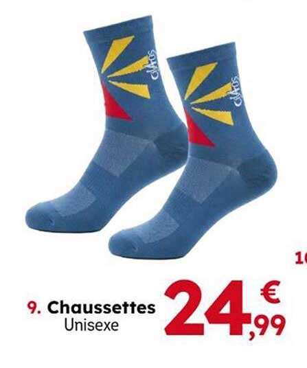 9. Chaussettes Unisexe