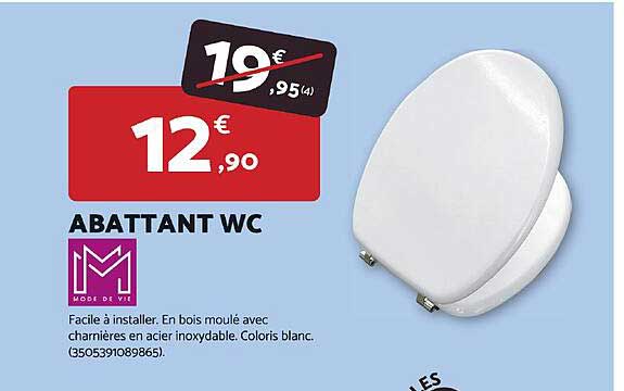 ABATTANT WC