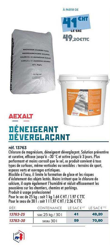 AEXALT DÉNEIGEANT DÉVERGLAÇANT