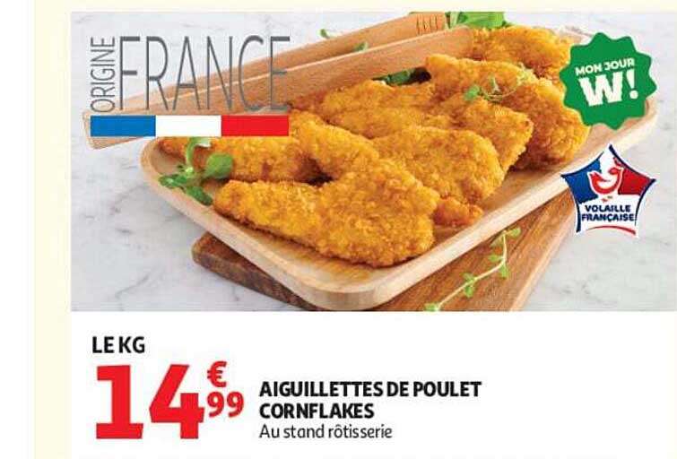 AIGUILLETTES DE POULET CORNFLAKES