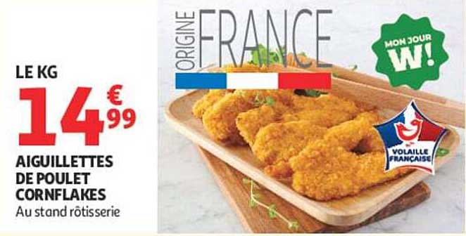 AIGUILLETTES DE POULET CORNFLAKES