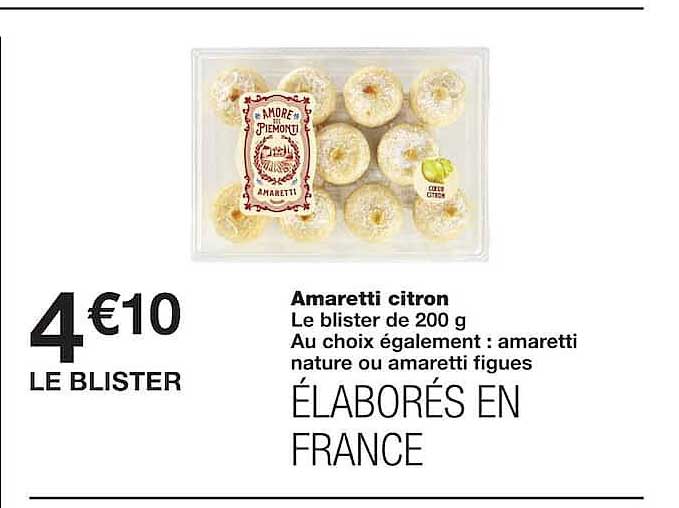 Amaretti citron