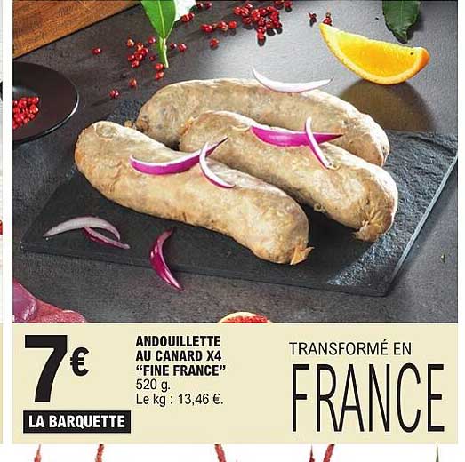 ANDOUILLETTE AU CANARD X4 “FINE FRANCE”