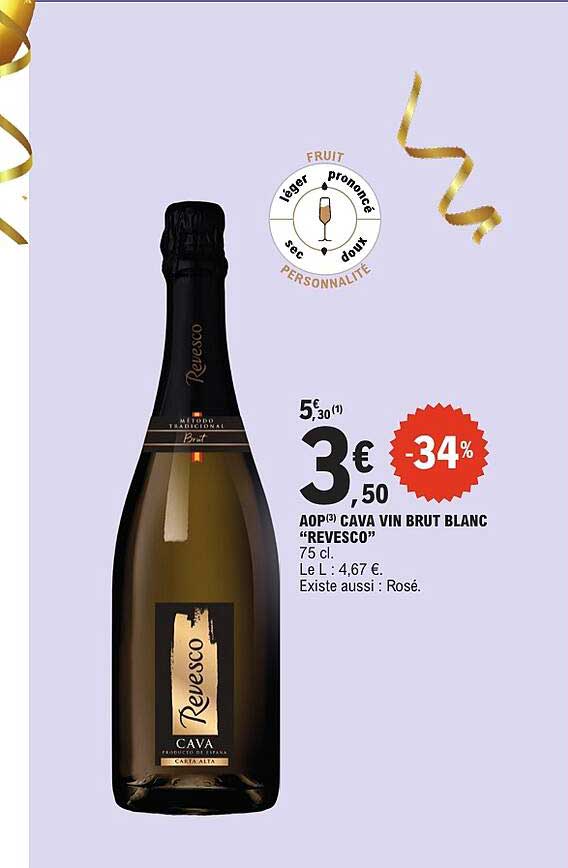 AOP CAVA VIN BRUT BLANC “REVESCO”
