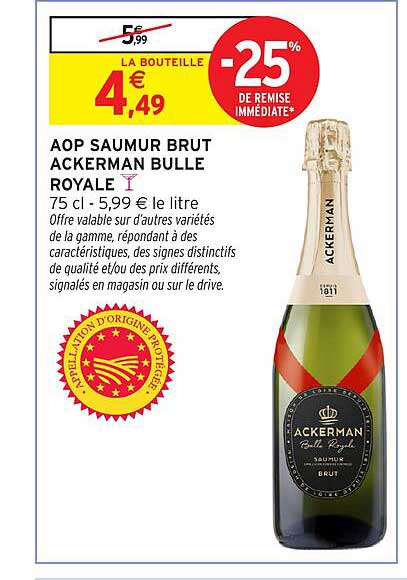 AOP SAUMUR BRUT ACKERMAN BULLE ROYALE