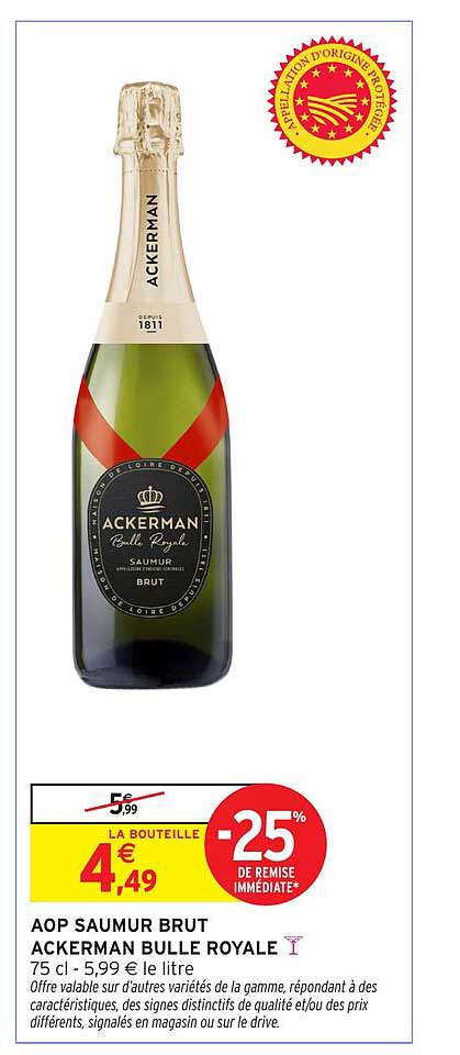 AOP SAUMUR BRUT ACKERMAN BULLE ROYALE
