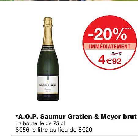 A.O.P. Saumur Gratien & Meyer brut