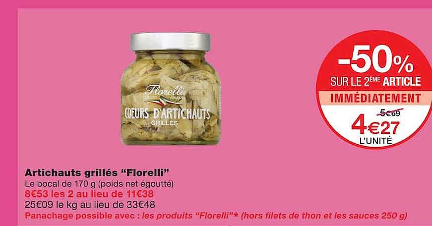 Artichauts grillés “Florelli”