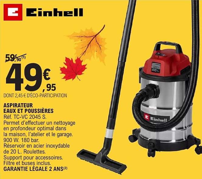 ASPIRATEUR EAUX ET POUSSIÈRES