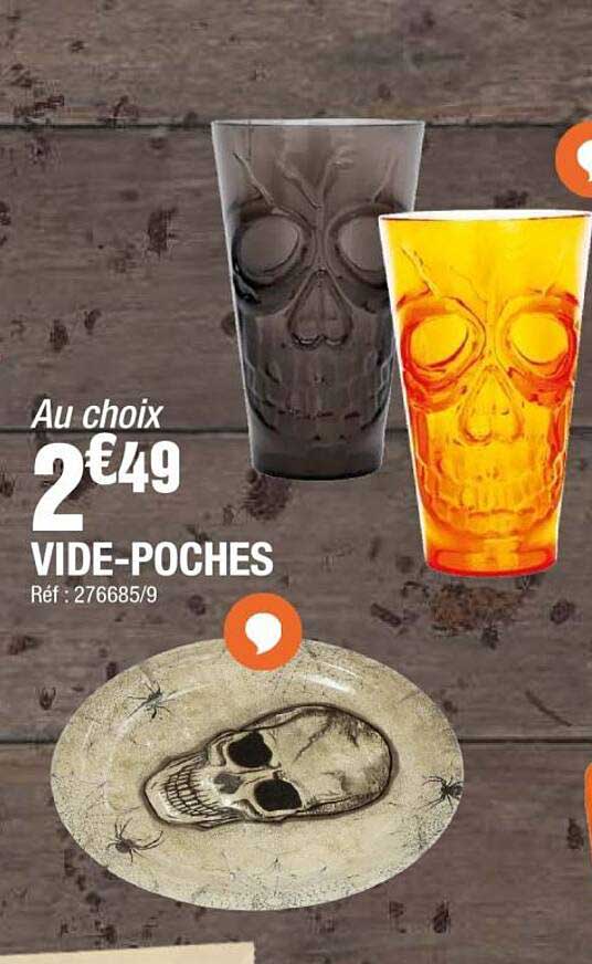 Au choix 2€49 VIDE-POCHES