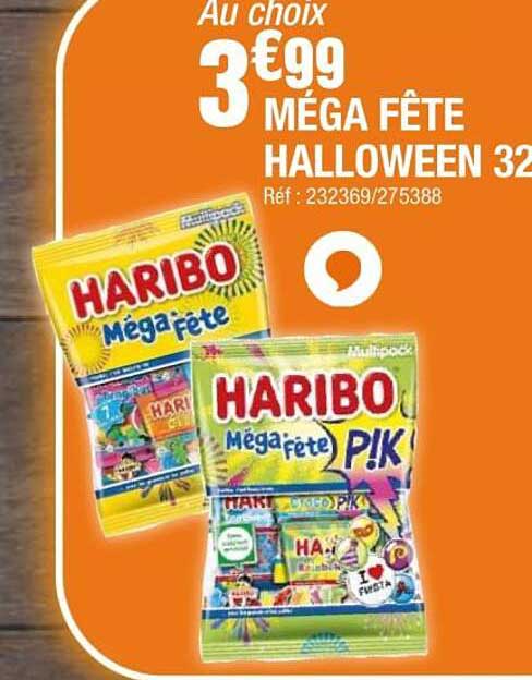 Au choix 3€99 MÉGA FÊTE HALLOWEEN 32