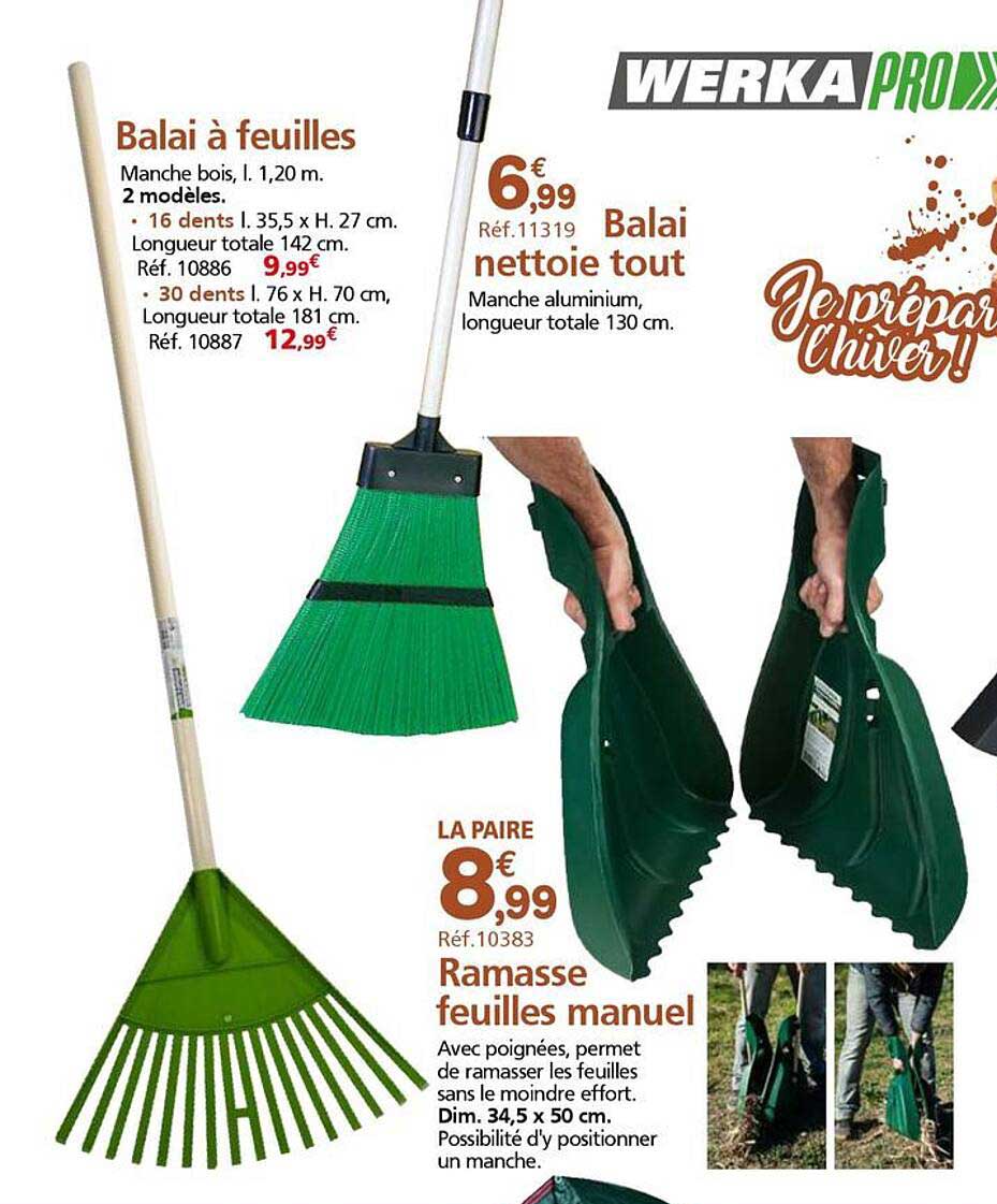 Balai à feuilles