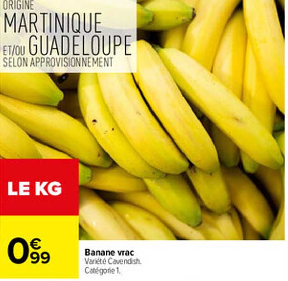 Banane vrac