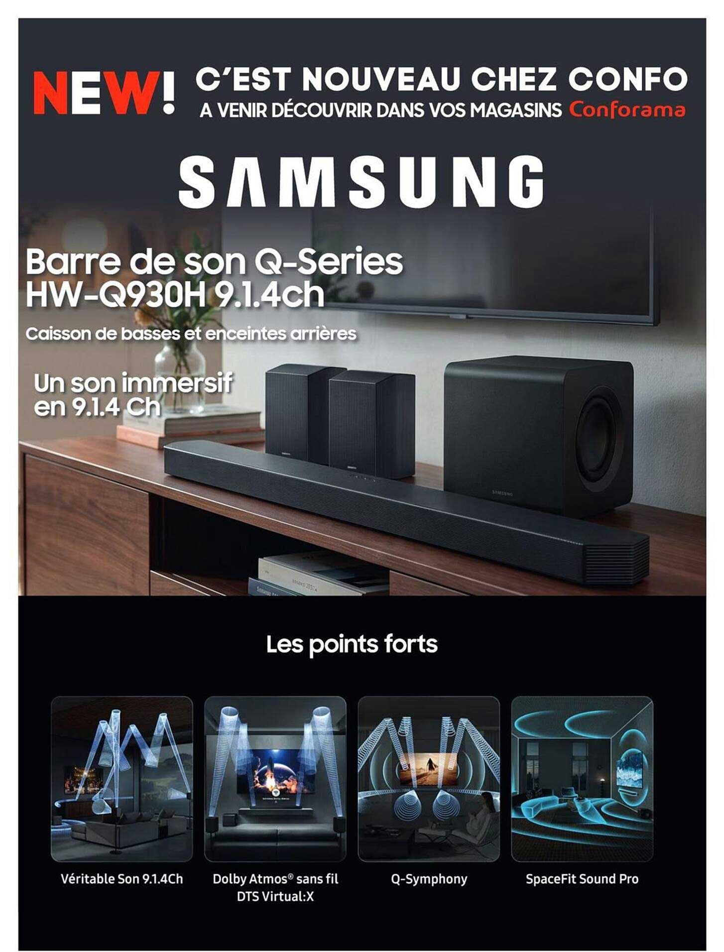 Barre de son Q-Series HW-Q930H 9.1.4ch