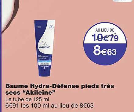 Baume Hydra-Défense pieds très secs “Akileïne”