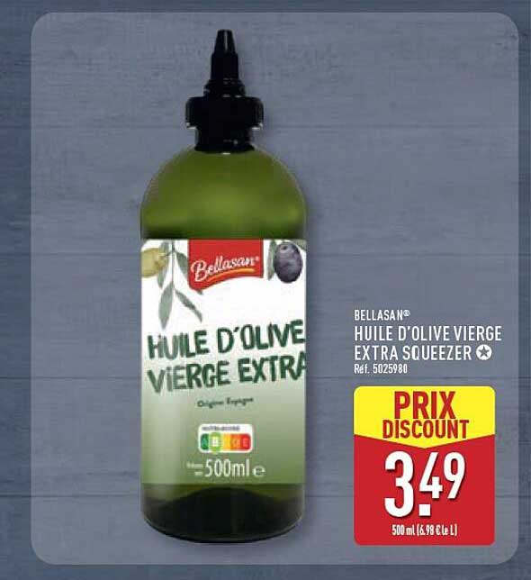 BELLASAN® HUILE D'OLIVE VIERGE EXTRA SQUEEZER