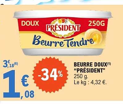 Beurre Tendre