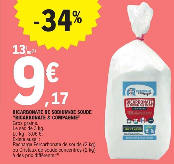 BICARBONATE DE SODIUM/DE SOUDE “BICARBONATE & COMPAGNIE”