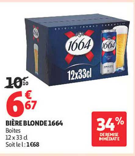 BIÈRE BLONDE 1664