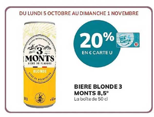 BIERE BLONDE 3 MONTS 8,5°