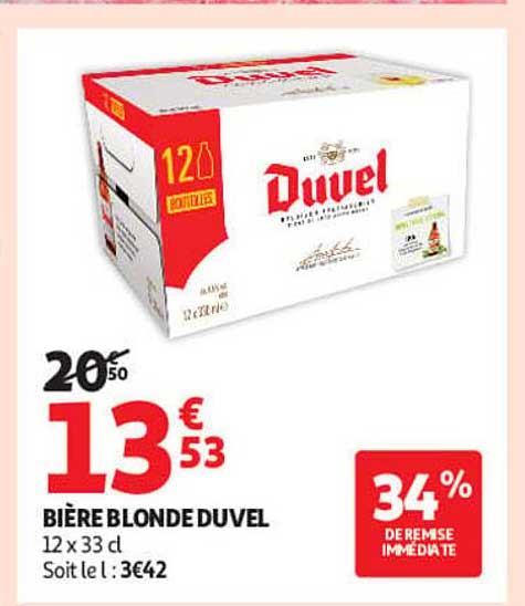 BIÈRE BLONDE DUVEL