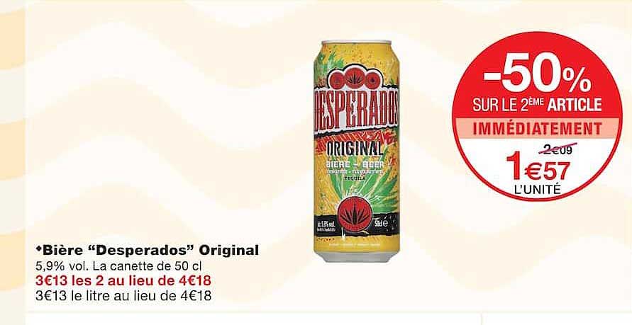 *Bière “Desperados” Original