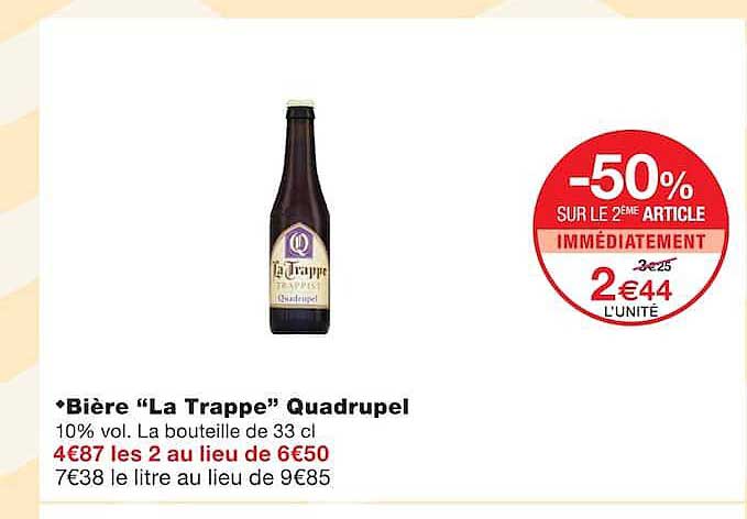 Bière “La Trappe” Quadrupel