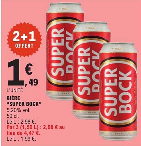 BIÈRE “SUPER BOCK”