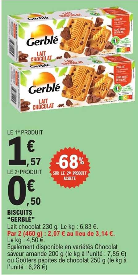 BISCUITS "GERBLÉ"
