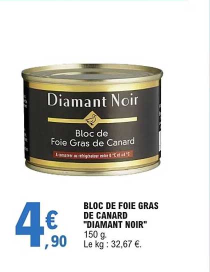 BLOC DE FOIE GRAS DE CANARD "DIAMANT NOIR"