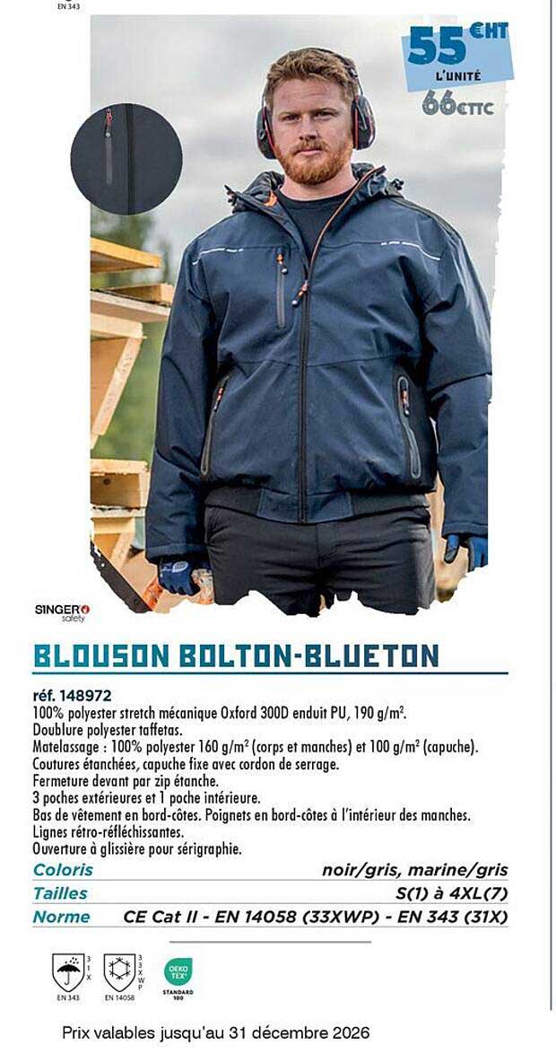 BLOUSON BOLTON-BLUETON