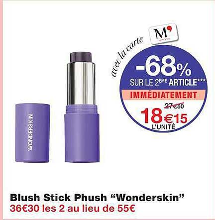 Blush Stick Phush “Wonderskin”