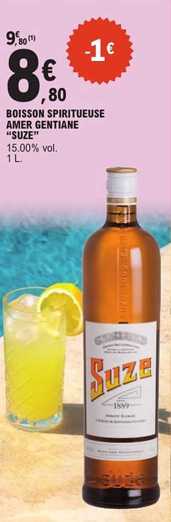 BOISSON SPIRITUEUSE AMER GENTIANE “SUZE”